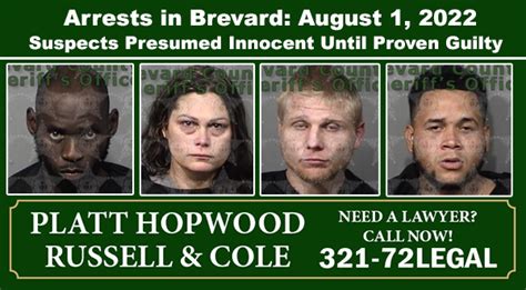 Constantly updated. . Brevard county recent arrests
